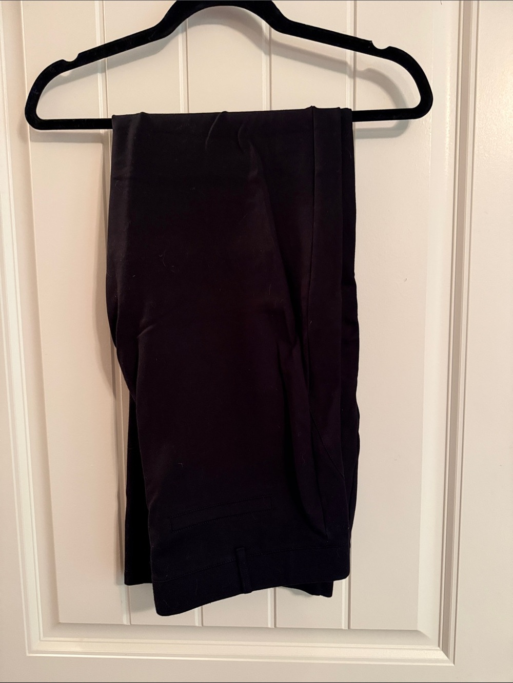 Betabrand Dress Pant Yoga Pants XL Black Boot-Cut Ponte Work Trousers EUC